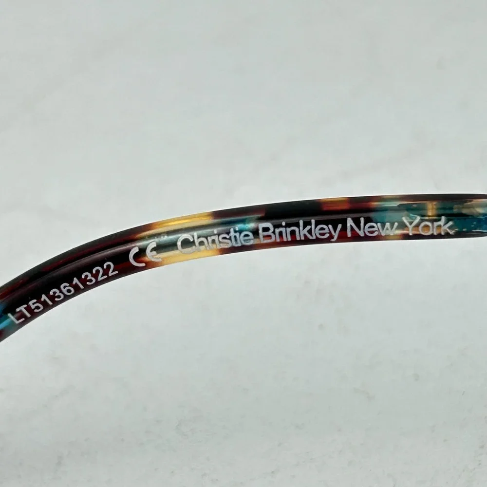 Christie Brinkley LT51361322 Womens Eyeglasses Frame Blue Cat‎ Eye 54-17-140mm